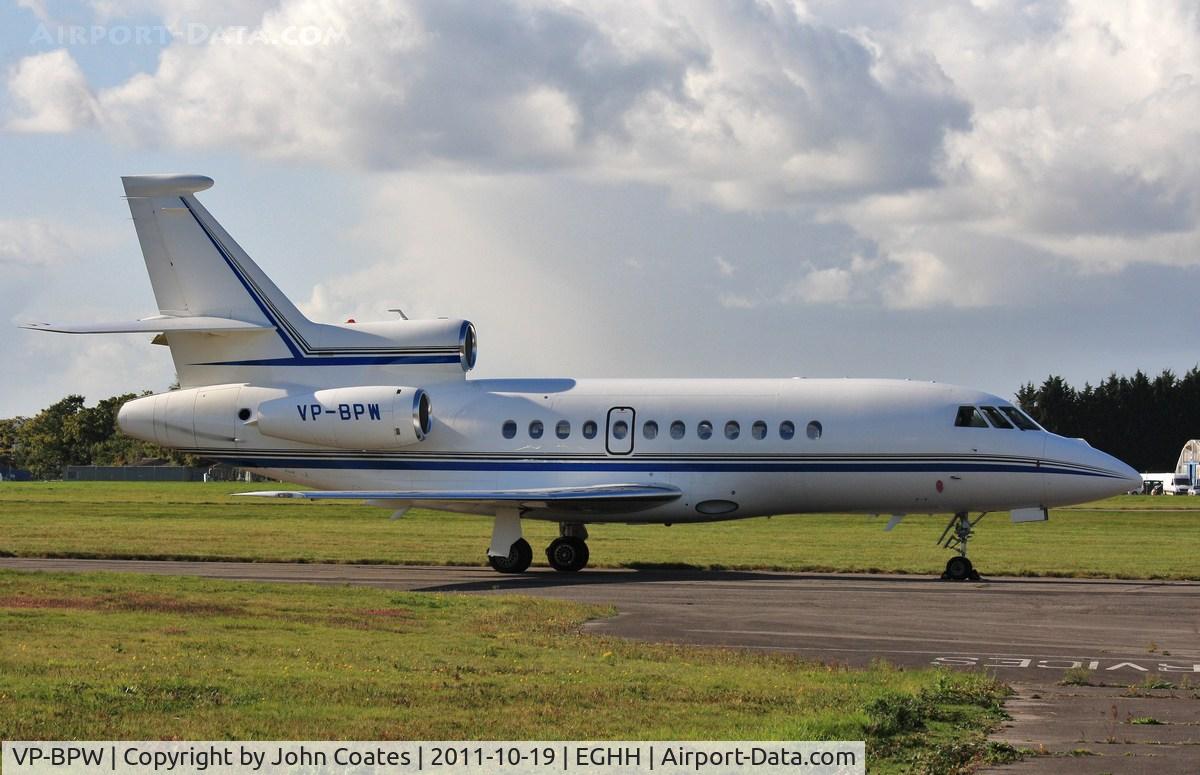 VP-BPW, 2009 Dassault Falcon 900EX-EASy C/N 225, At CTC