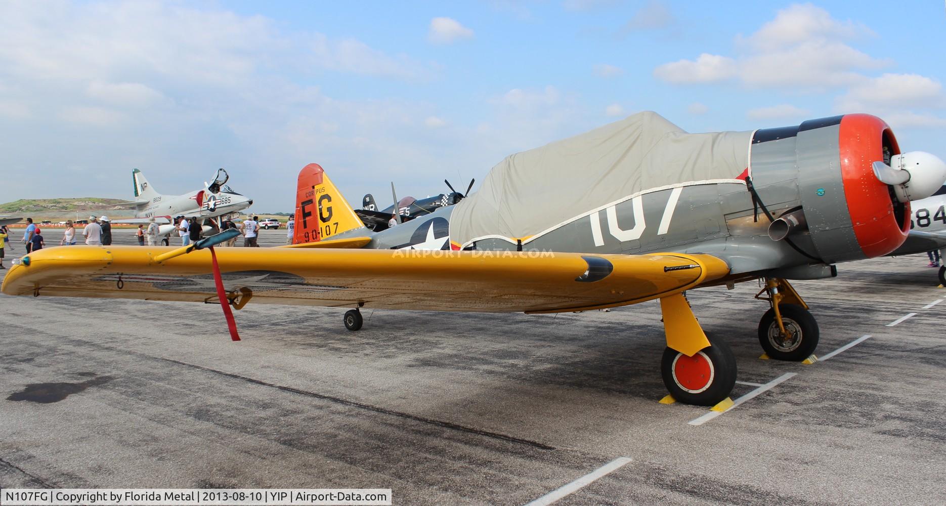 N107FG, 1944 North American AT-6D Texan C/N 121-41580, AT-6D