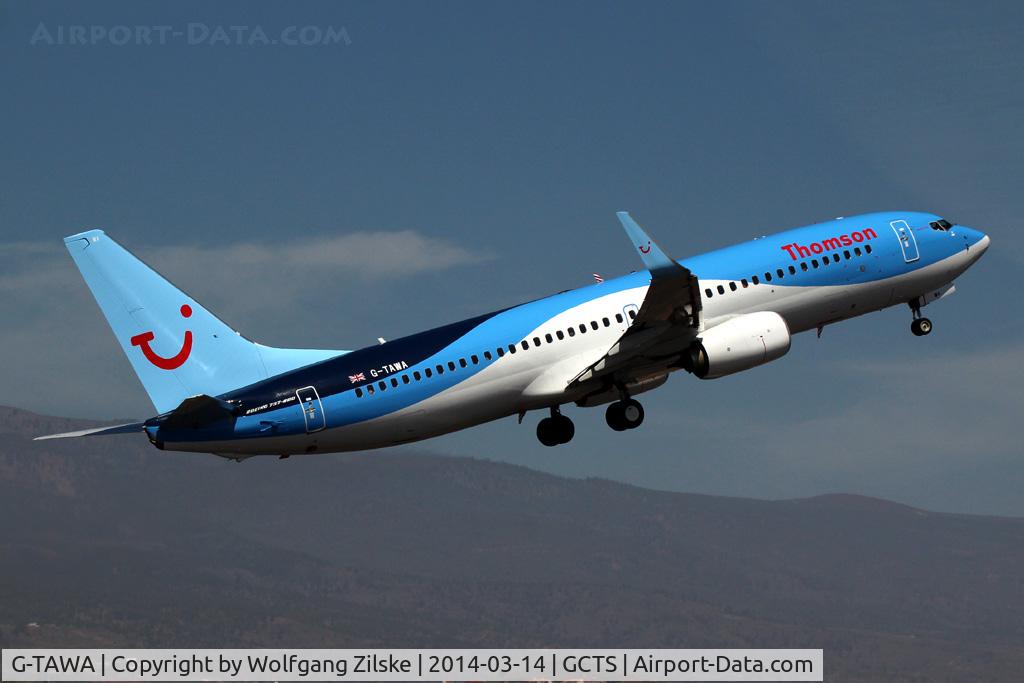 G-TAWA, 2012 Boeing 737-8K5 C/N 37264, visitor