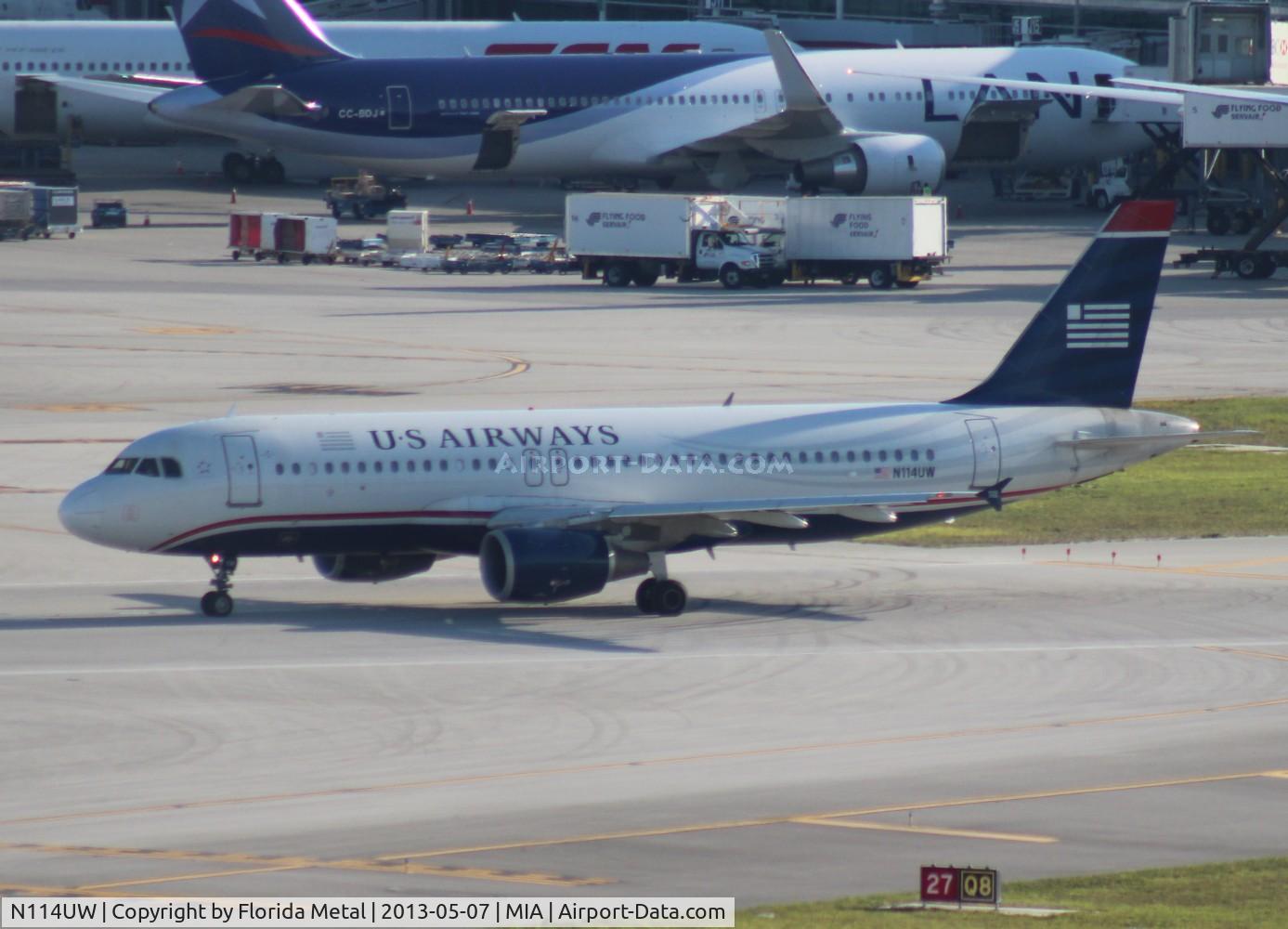 N114UW, 1999 Airbus A320-214 C/N 1148, US Airways A320