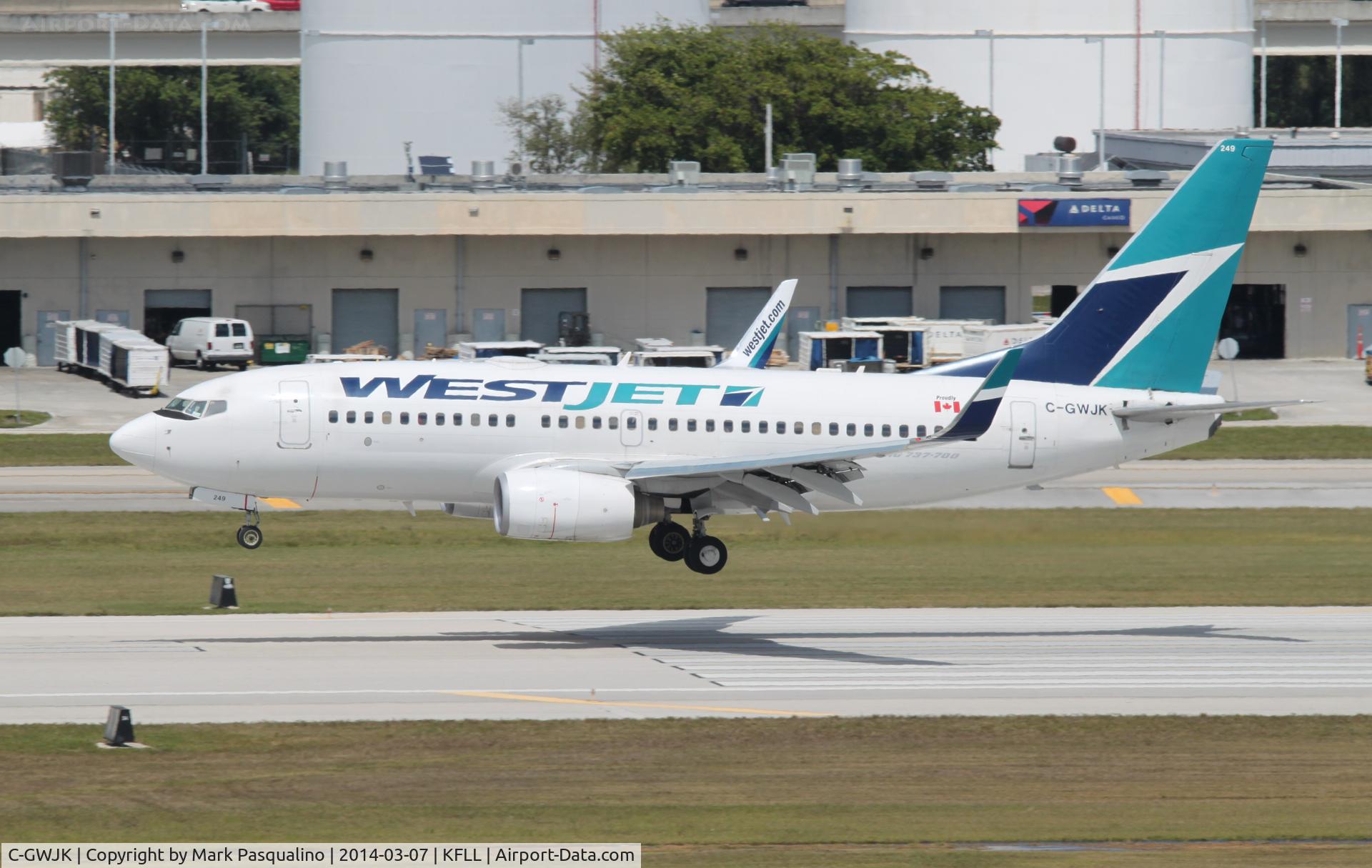 C-GWJK, 2008 Boeing 737-7CT C/N 35084, Boeing 737-700