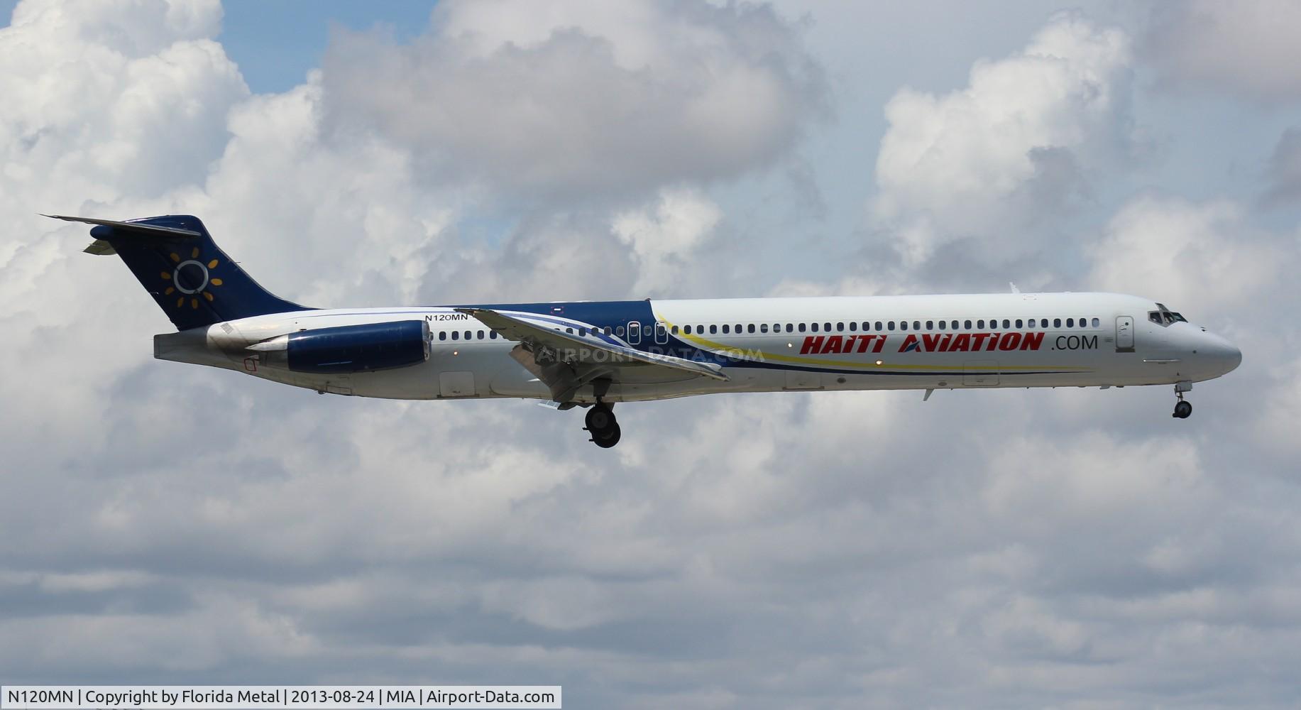 N120MN, 1992 McDonnell Douglas MD-83 C/N 53120, Haiti Aviation MD-83