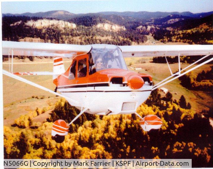 N5066G, 1979 Bellanca 7ECA Citabria C/N 1331-80, N5066G  photo shopped over the Black Hills of SD near KSPF