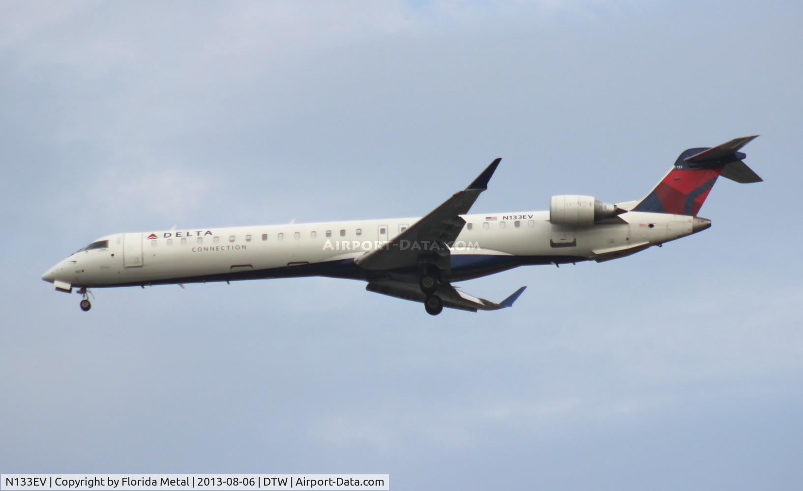 N133EV, 2009 Bombardier CRJ-900ER (CL-600-2D24) C/N 15222, Delta Connection CRJ-900