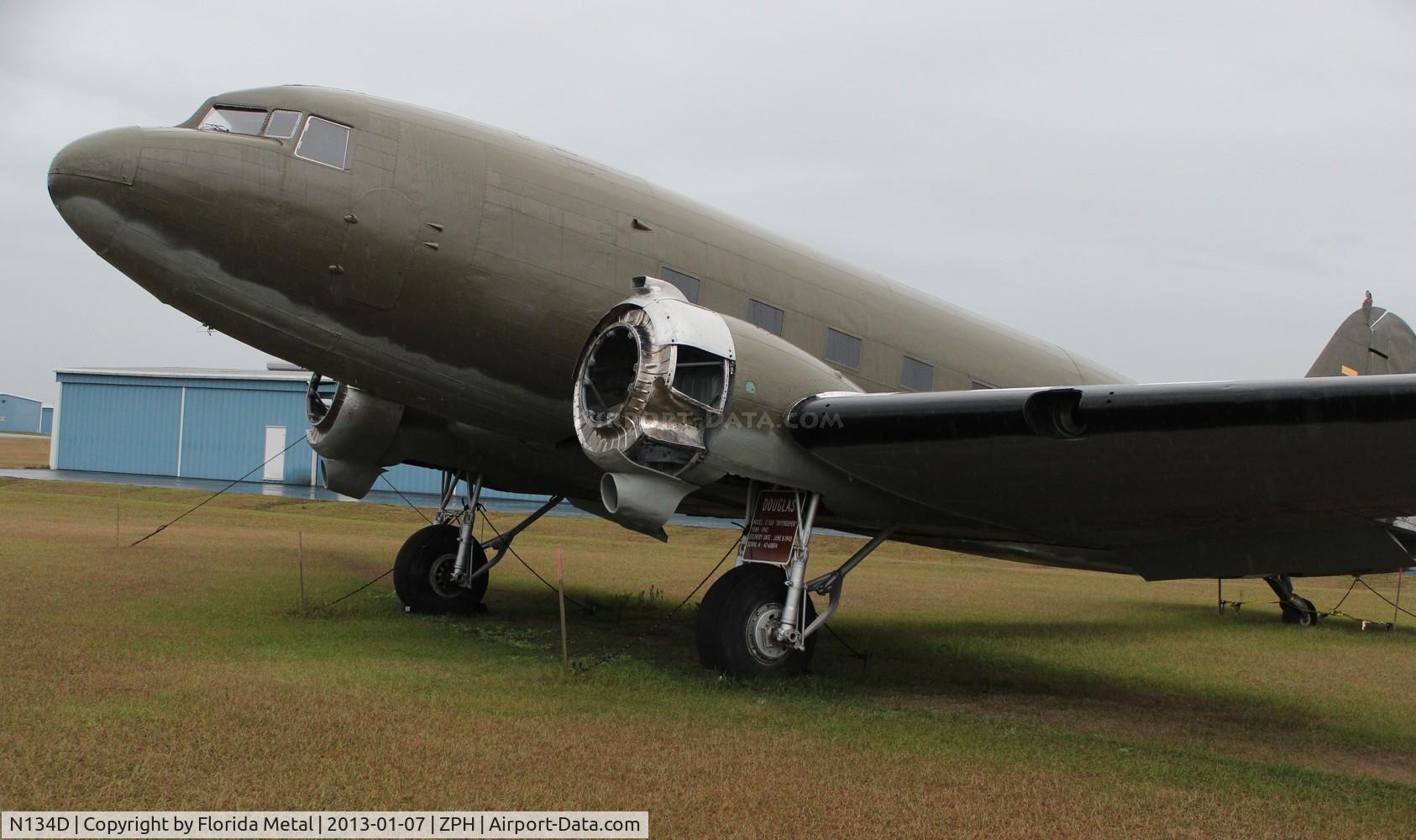 N134D, 1942 Douglas DC-3 C/N 11731, C-47 at Zephyrhills