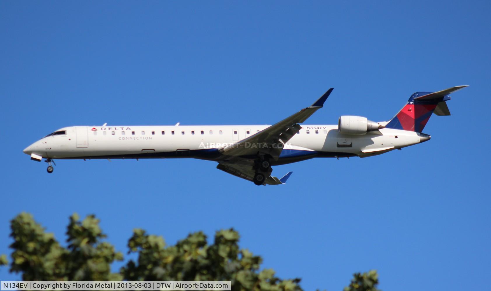 N134EV, 2009 Bombardier CRJ-900ER (CL-600-2D24) C/N 15223, Delta Connection CRJ-900