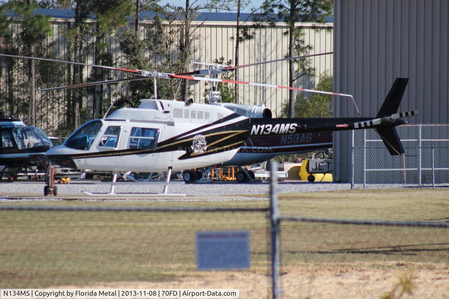 N134MS, 1992 Bell 206B JetRanger III C/N 2226, Gulf Coast Helicopters Bell 206B