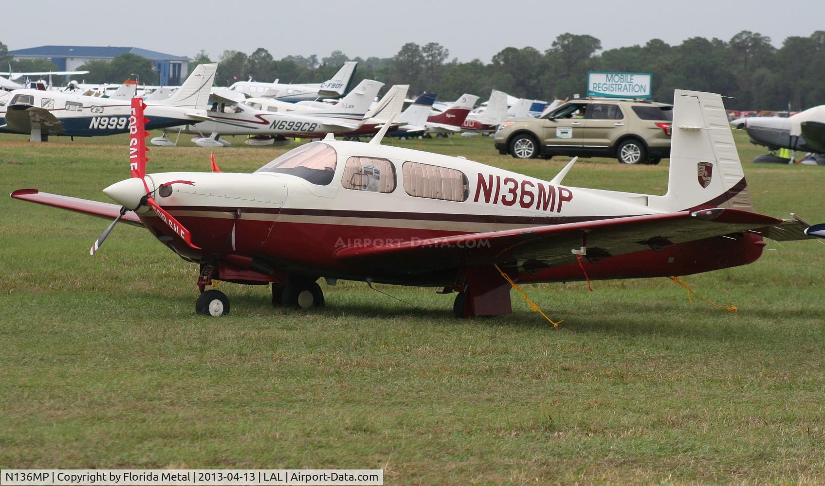 N136MP, Mooney M20L PFM C/N 26-0016, Mooney M20L