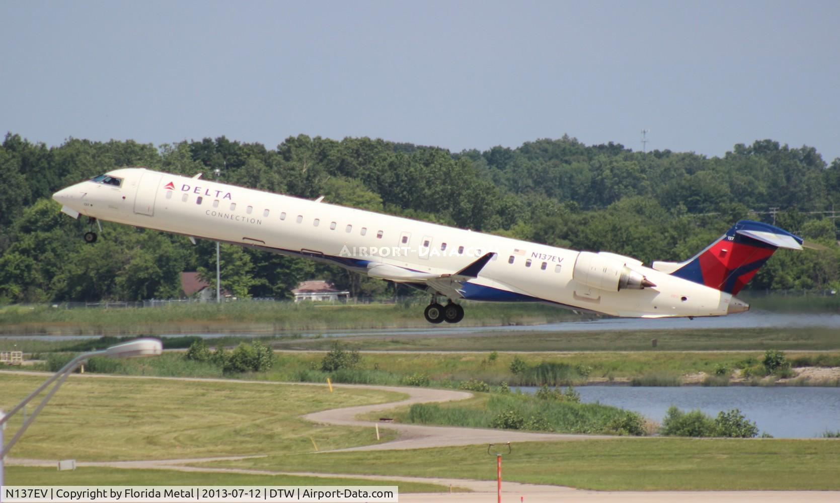 N137EV, 2009 Bombardier CRJ-900ER (CL-600-2D24) C/N 15227, Delta Connection CRJ-900