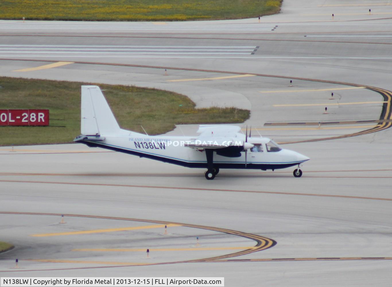 N138LW, 1978 Britten-Norman BN-2A-27 Islander C/N 138, BN-2A