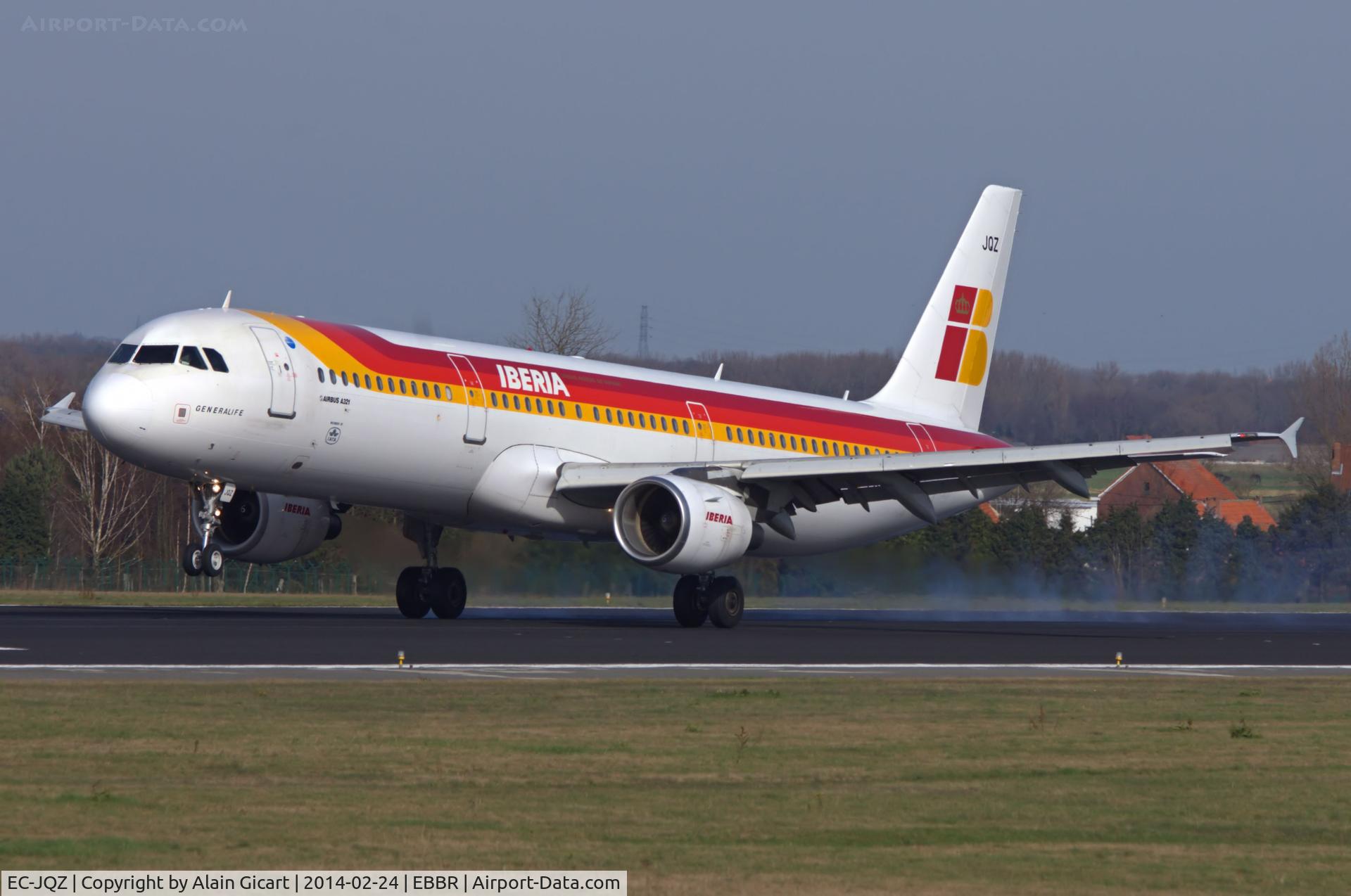 EC-JQZ, 2006 Airbus A321-211 C/N 2736, Landing