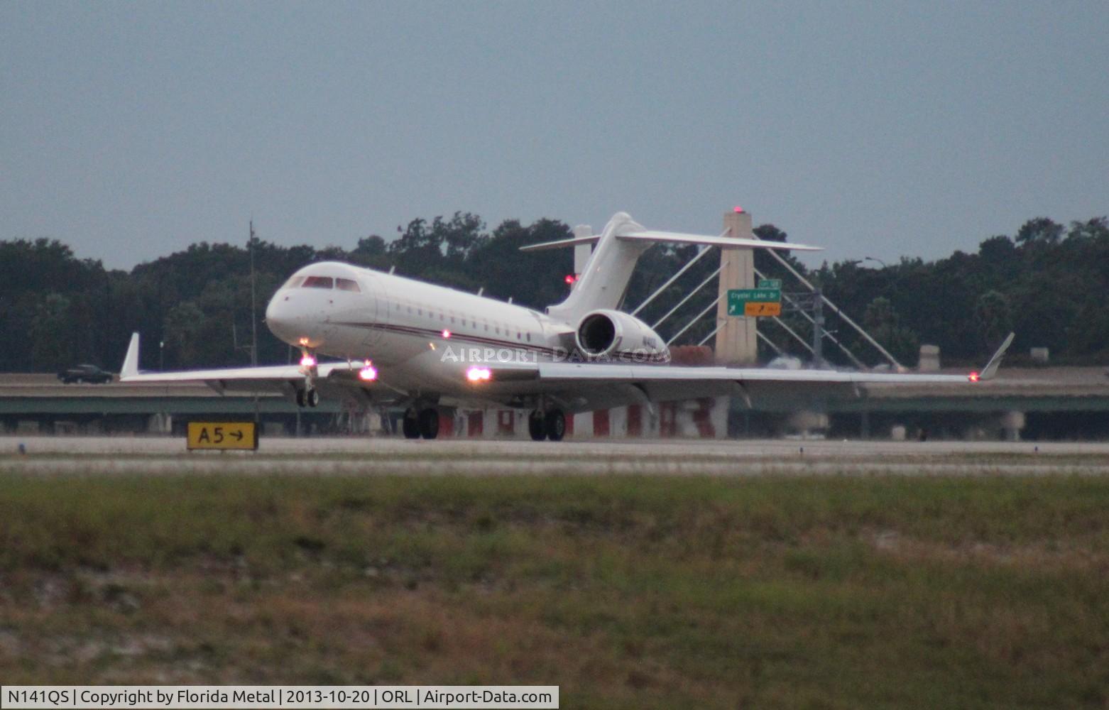 N141QS, 2012 Bombardier BD-700-1A10 Global 6000 C/N 9479, Net Jets Global 6000
