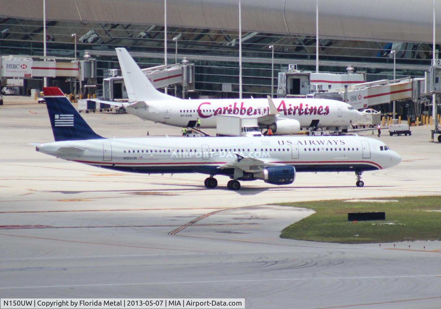 N150UW, 2013 Airbus A321-211 C/N 5504, USAirways A321