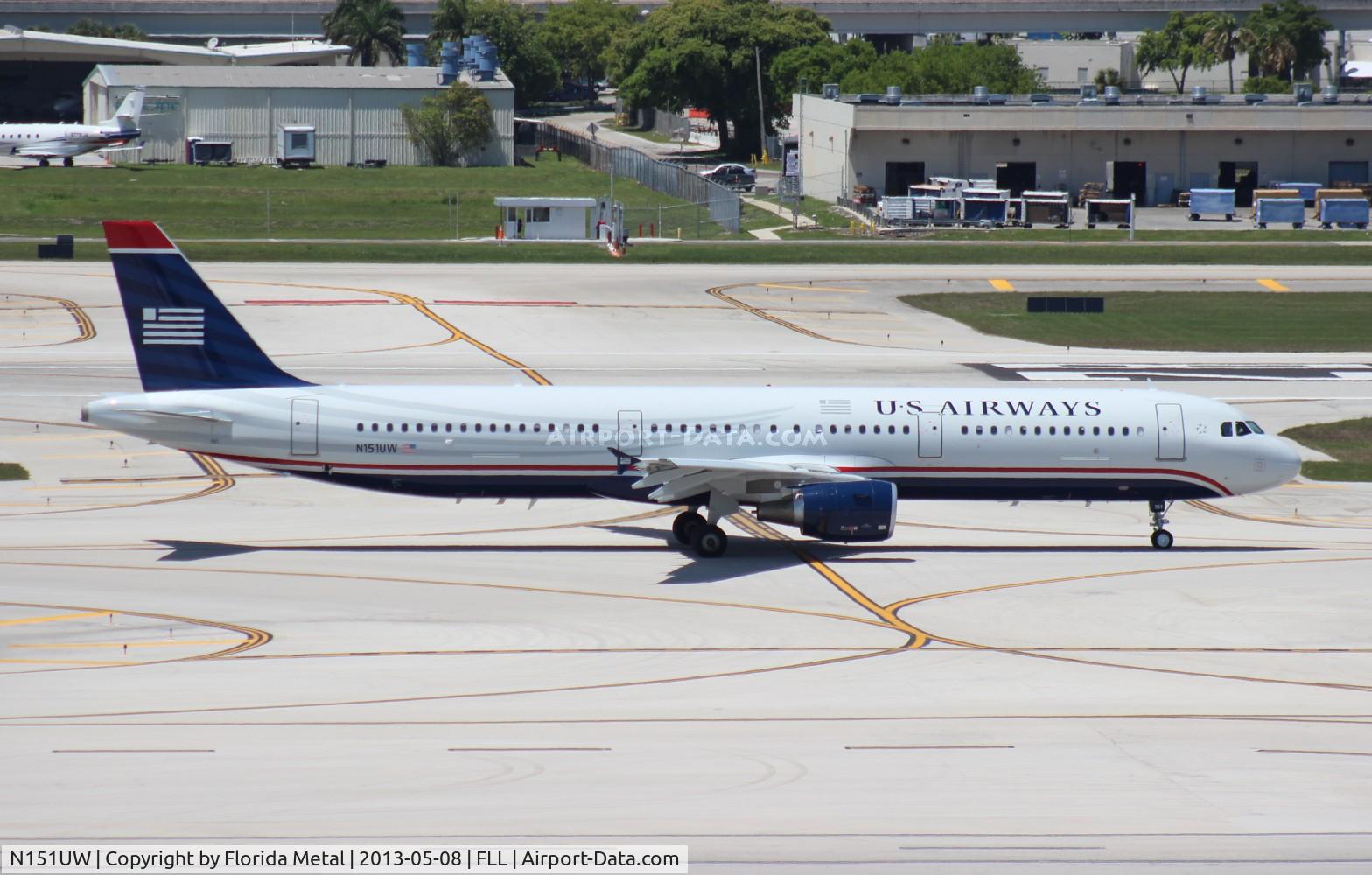N151UW, 2013 Airbus A321-211 C/N 5513, USAirways A321
