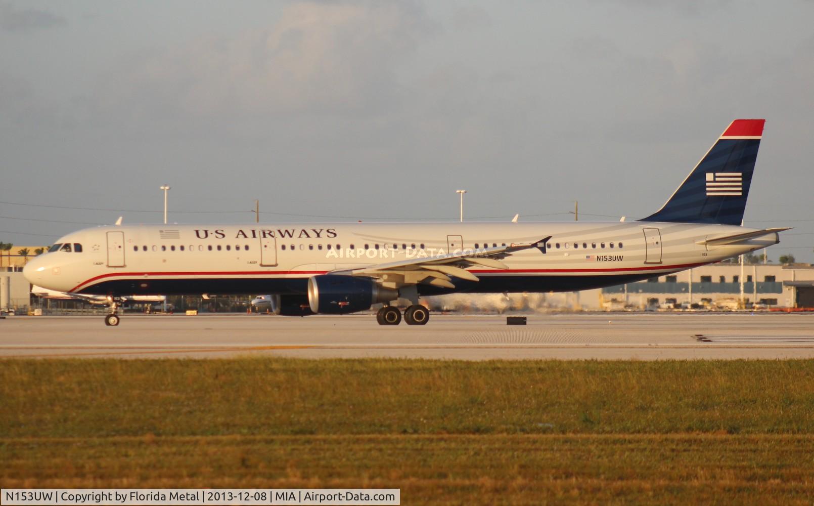 N153UW, 2013 Airbus A321-211 C/N 5594, USAirways A321