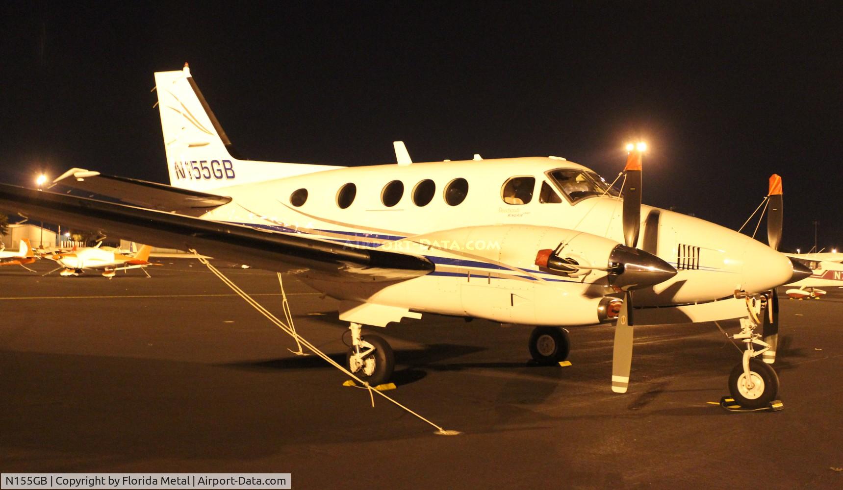 N155GB, Beech C90A King Air C/N LJ-1107, Beech C90A