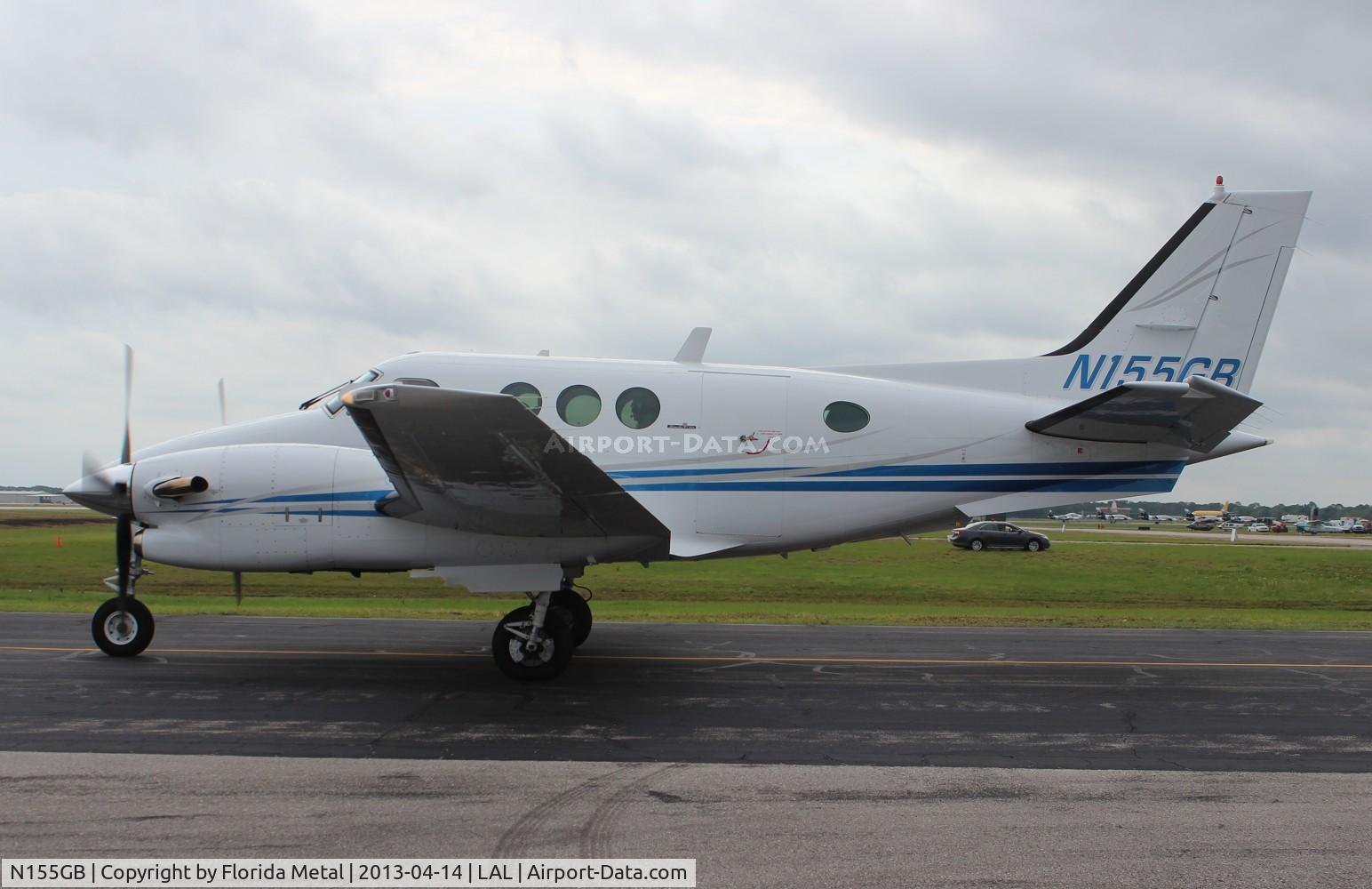 N155GB, Beech C90A King Air C/N LJ-1107, Beech C90A