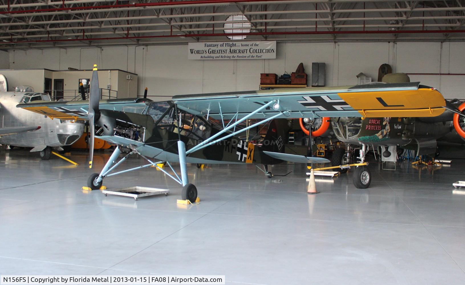 N156FS, 1942 Fieseler F1-156-C2 Storch C/N 4642, Fieseler Storch