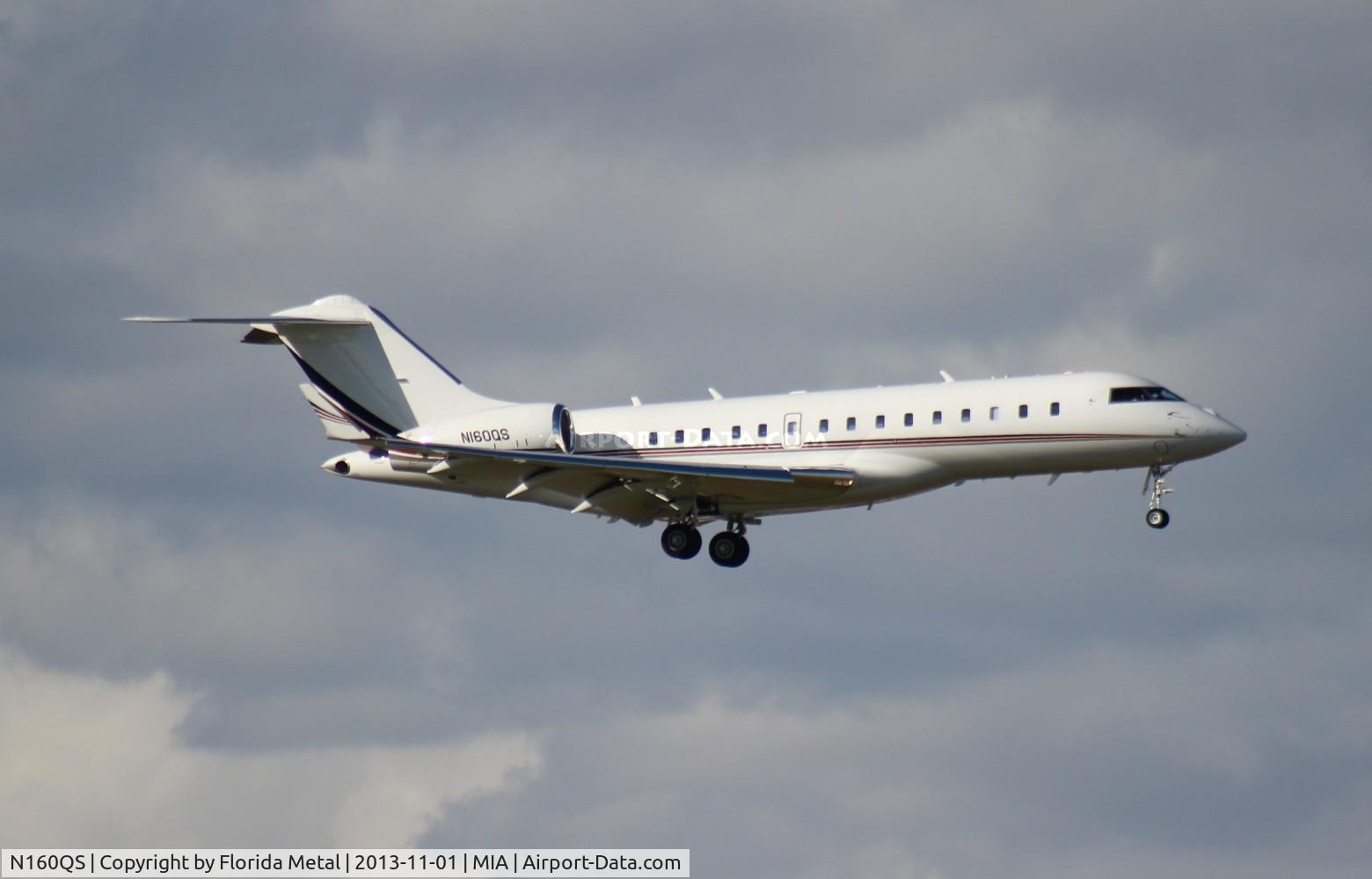 N160QS, 2012 Bombardier BD-700-1A10 Global 6000 C/N 9475, Global 6000 Net Jets