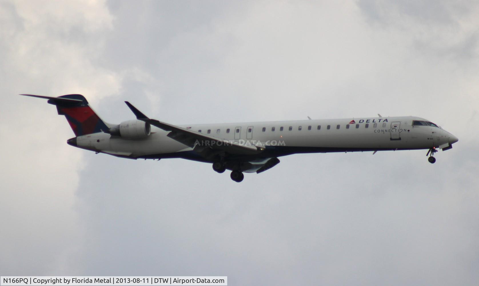N166PQ, 2008 Bombardier CRJ-900ER (CL-600-2D24) C/N 15166, Pinnacle CRJ-900