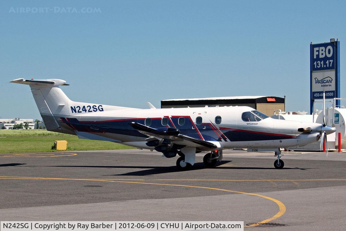 N242SG, 2009 Pilatus PC-12/47E C/N 1108, Pilatus PC-12/47E [1108] St. Hubert~C 09/06/2012