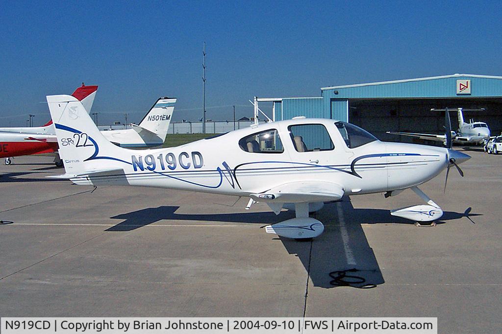 N919CD, 2002 Cirrus SR22 C/N 0278, N919CD Cirrus SR22 FWS 10.9.04