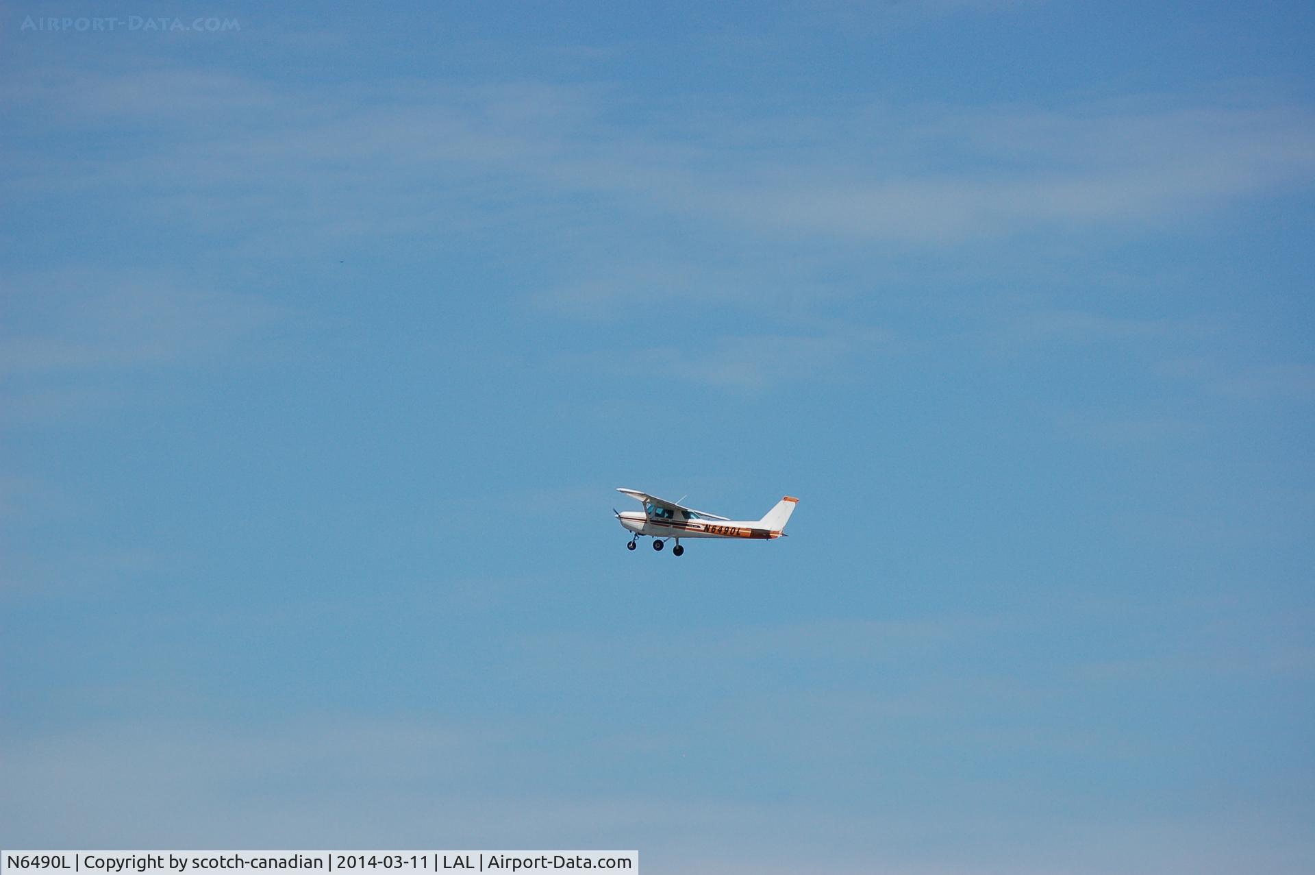 N6490L, Cessna 152 C/N 15284417, Cessna 152, N6490L, at Lakeland Linder Regional Airport, Lakeland, FL