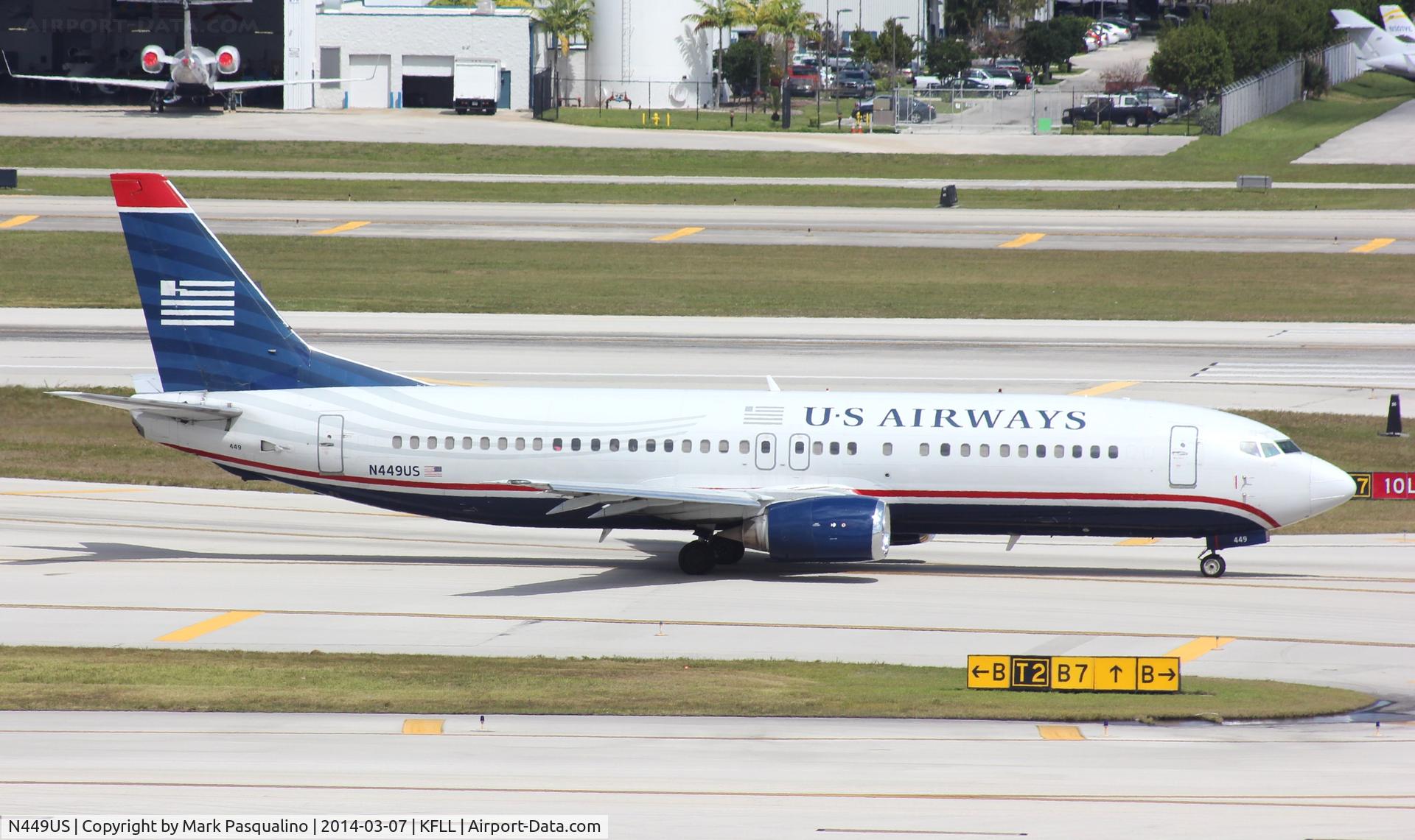 N449US, 1990 Boeing 737-4B7 C/N 24893, Boeing 737-400