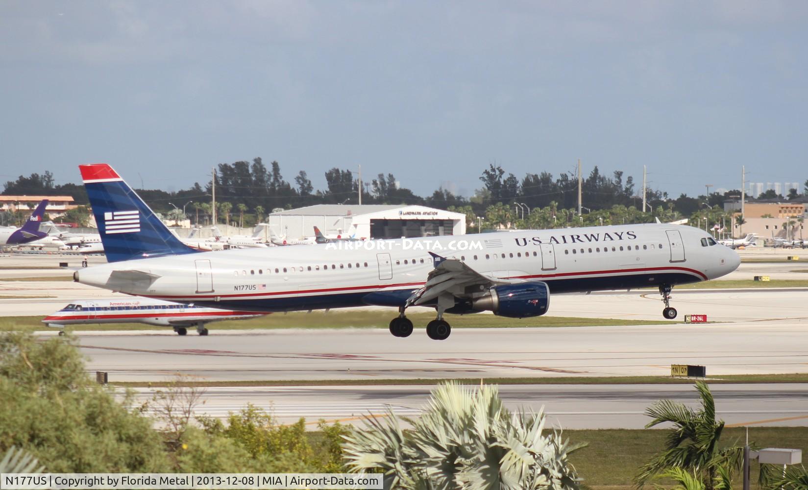 N177US, 2001 Airbus A321-211 C/N 1517, USAirways A321