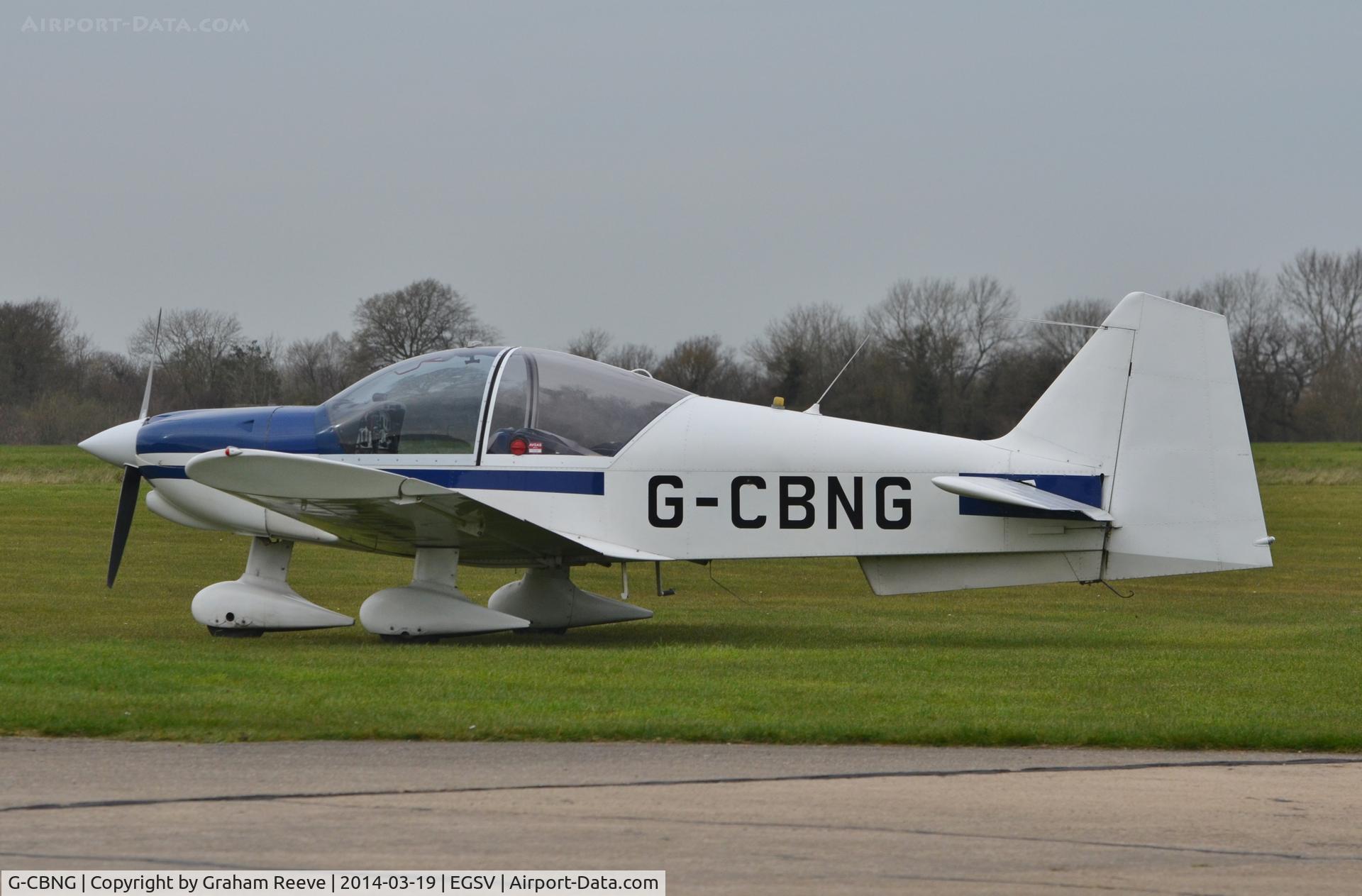 G-CBNG, 1980 Robin R-2112 Alpha Alpha C/N 180, Parked at Old Buckenham.
