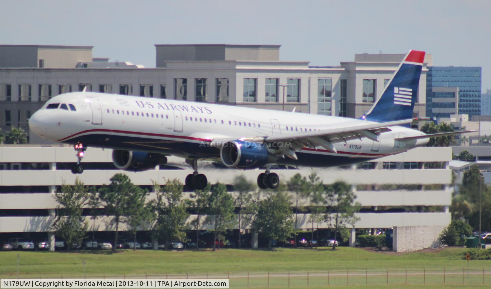N179UW, 2001 Airbus A321-211 C/N 1521, USAirways A321