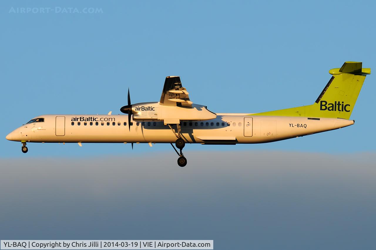 YL-BAQ, 2010 De Havilland Canada DHC-8-402Q Dash 8 C/N 4313, Air Baltic