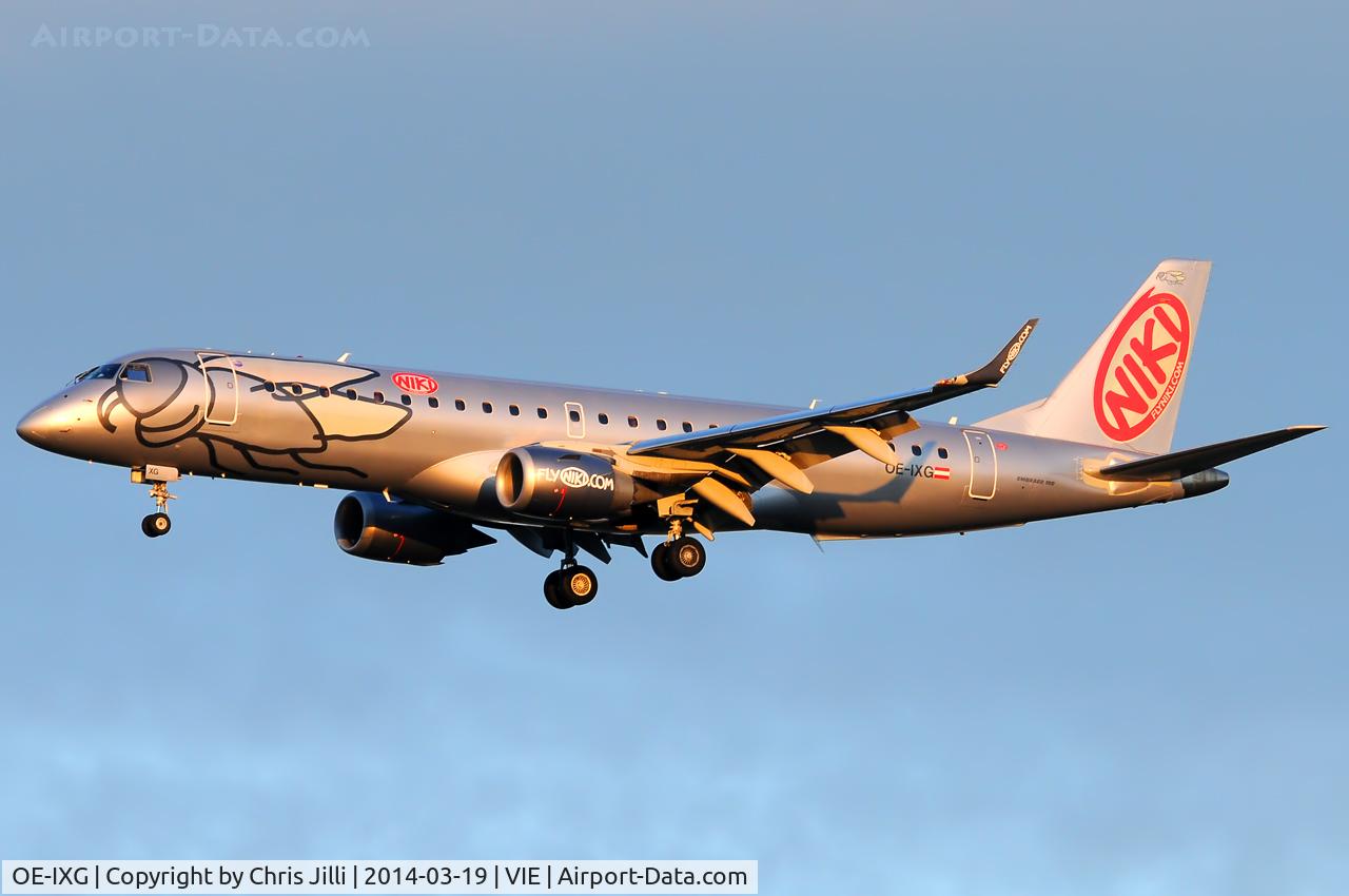 OE-IXG, 2011 Embraer 190LR (ERJ-190-100LR) C/N 19000435, NIKI
