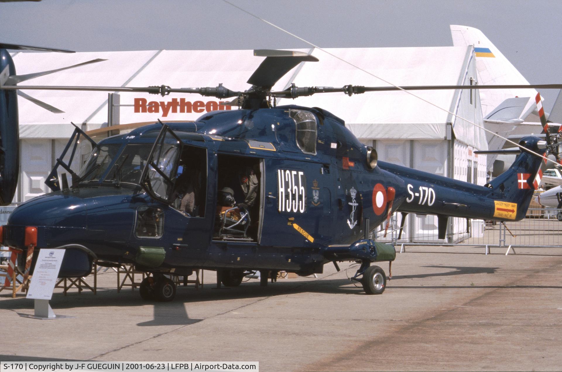 S-170, Westland Super Lynx Mk.90B C/N 410, On display at 2001 Paris-Le Bourget airshow.