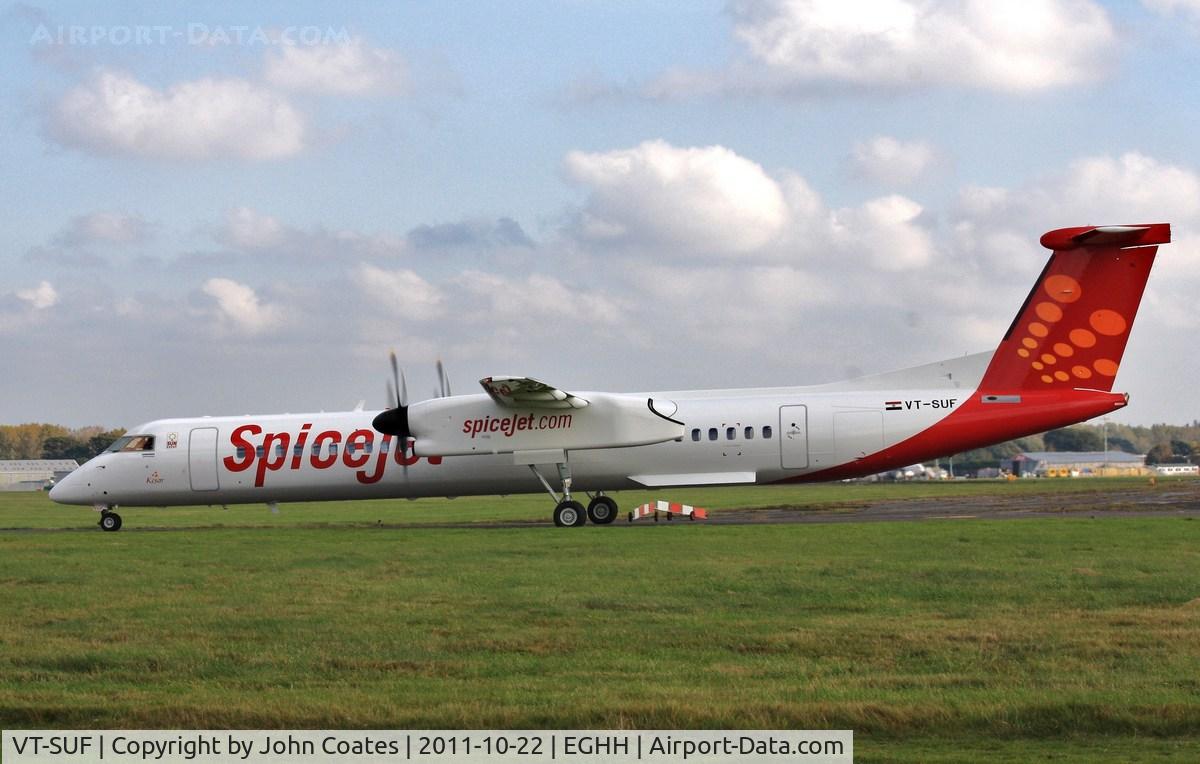 VT-SUF, 2011 De Havilland Canada DHC-8Q-402NG Dash 8 C/N 4382, Taxiing to Signatures