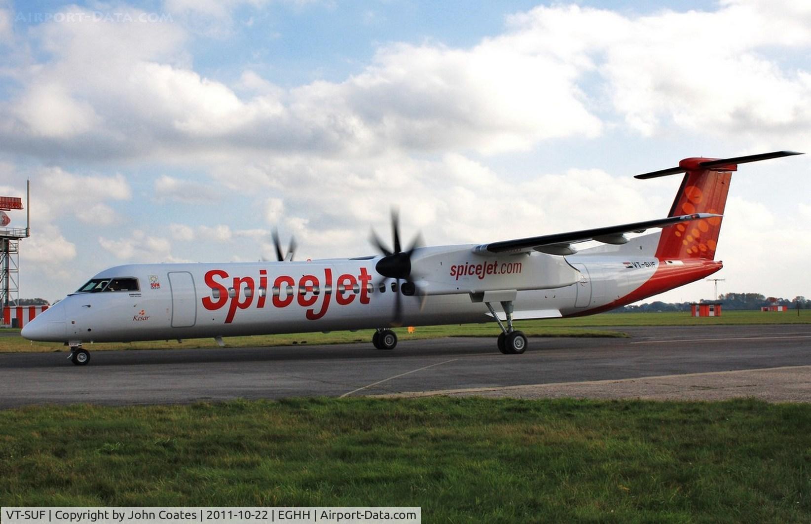 VT-SUF, 2011 De Havilland Canada DHC-8Q-402NG Dash 8 C/N 4382, Short stop on delivery flight