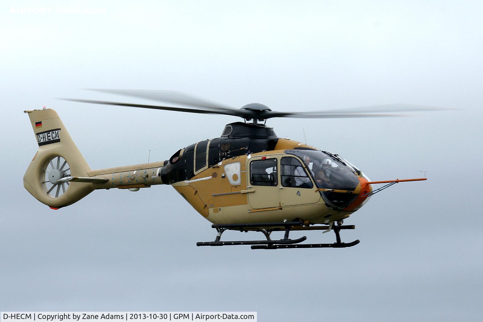 D-HECM, 2012 Eurocopter EC-635 (EC-135) C/N 0886, Eurocopter test flight at Grand Prairie, TX