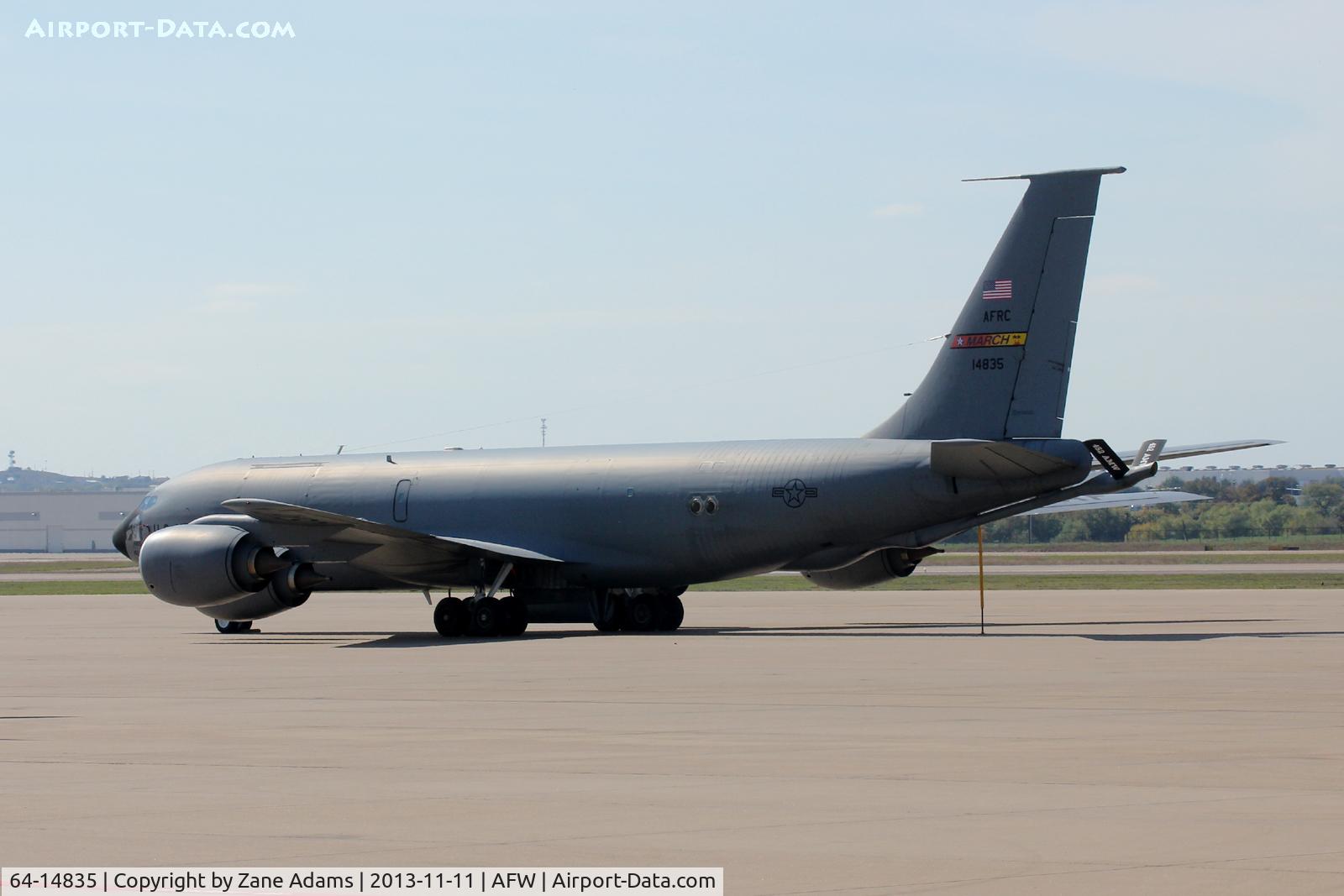 64-14835, 1964 Boeing KC-135R Stratotanker C/N 18775, At Alliance Airport - Fort Worth, TX