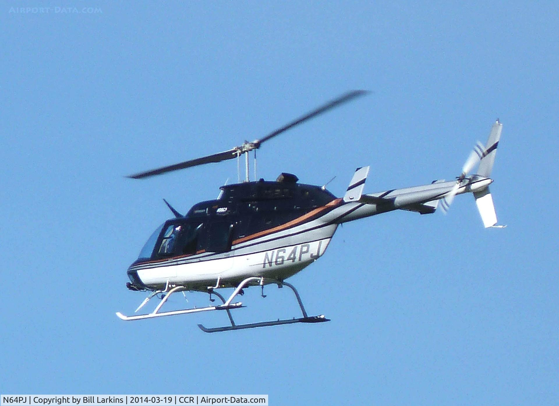 N64PJ, 1984 Bell 206L-3 LongRanger III C/N 51100, Working the PG&E lines again.