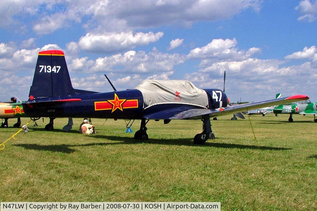 N47LW, 1983 Nanchang CJ-6A C/N 4032007, Nanchang CJ-6A [4032007] Oshkosh-Wittman Regional Airport~N 30/07/2008