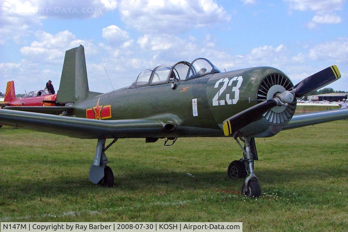 N147M, Nanchang CJ-6A C/N 4232020, Nanchang CJ-6A [4232020] Oshkosh-Wittman Regional Airport~N 30/07/2008