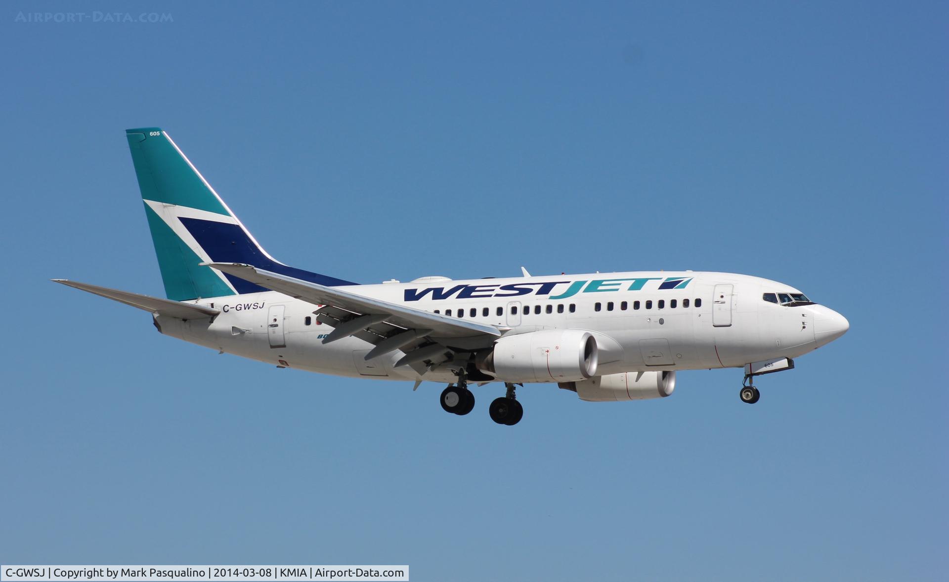 C-GWSJ, 2006 Boeing 737-6CT C/N 34621, Boeing 737-600