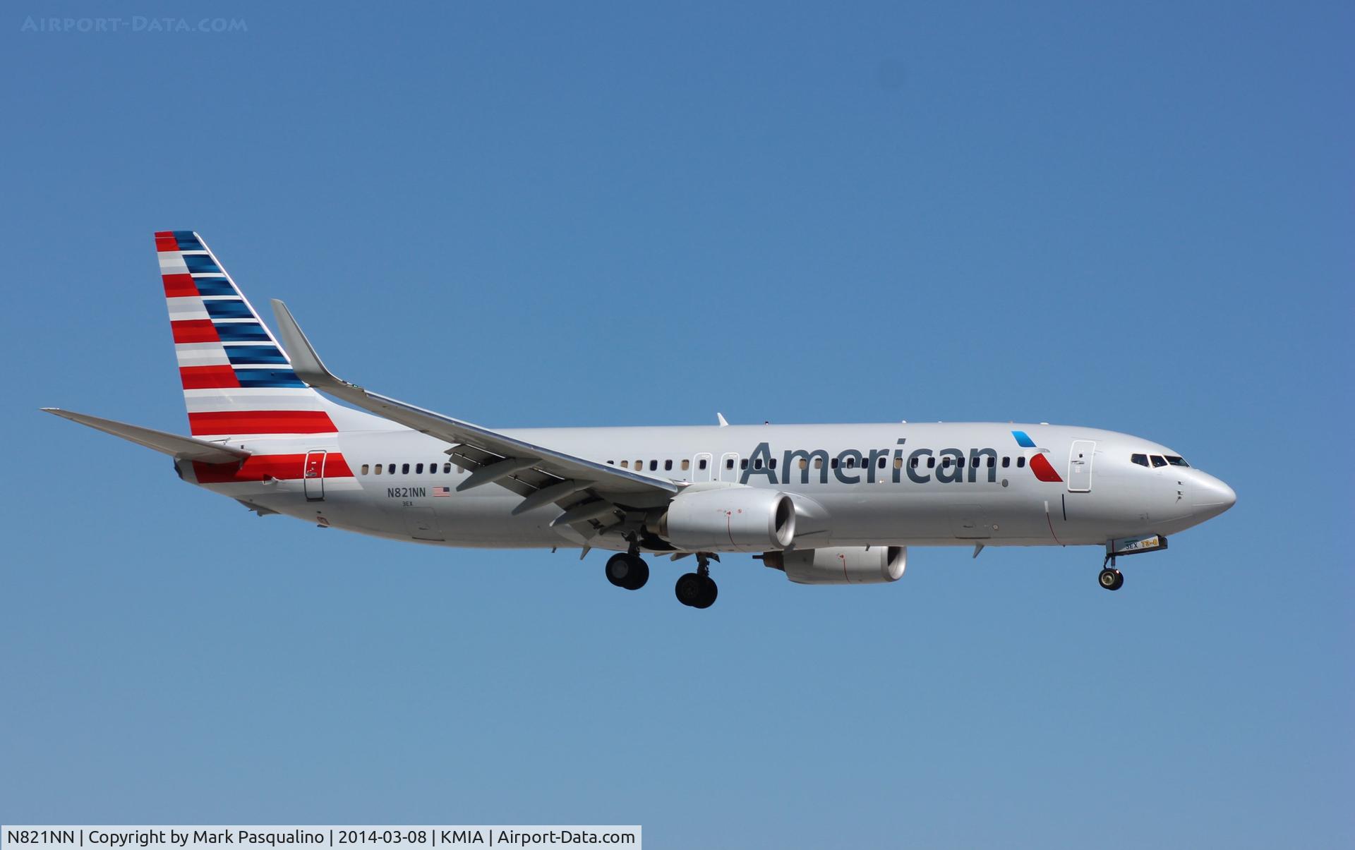 N821NN, 2009 Boeing 737-823 C/N 30912, Boeing 737-800