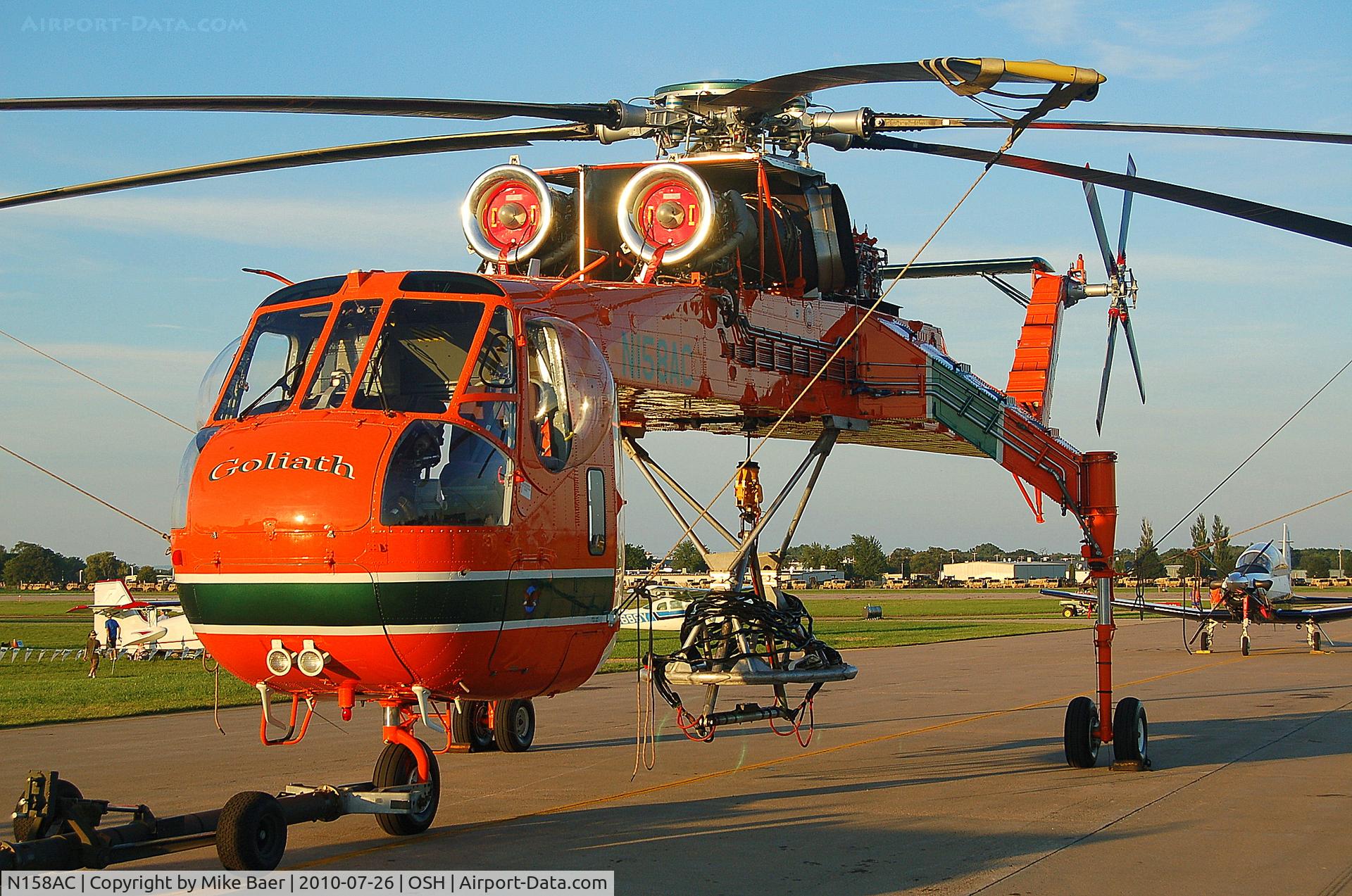 N158AC, 1968 Sikorsky S-64F Skycrane C/N 64081, N158AC @ OSH