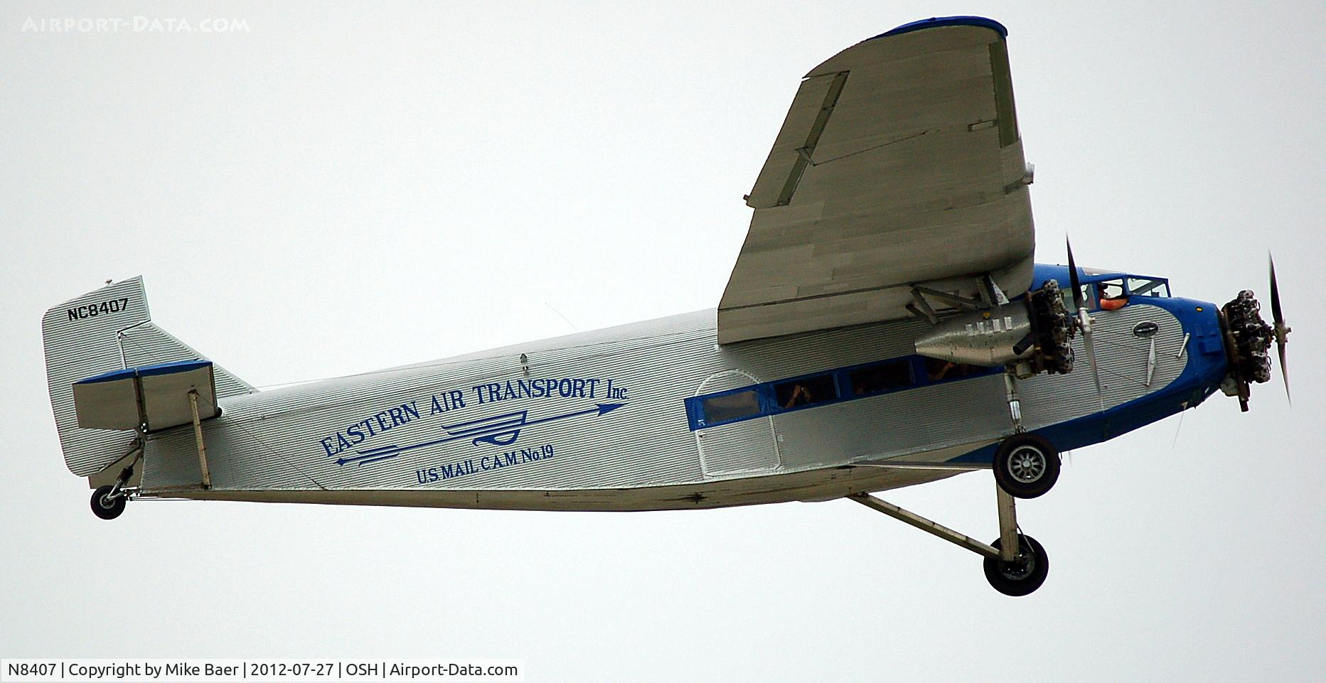 N8407, 1929 Ford 4-AT-E Tri-Motor C/N 69, N8407 @ OSH