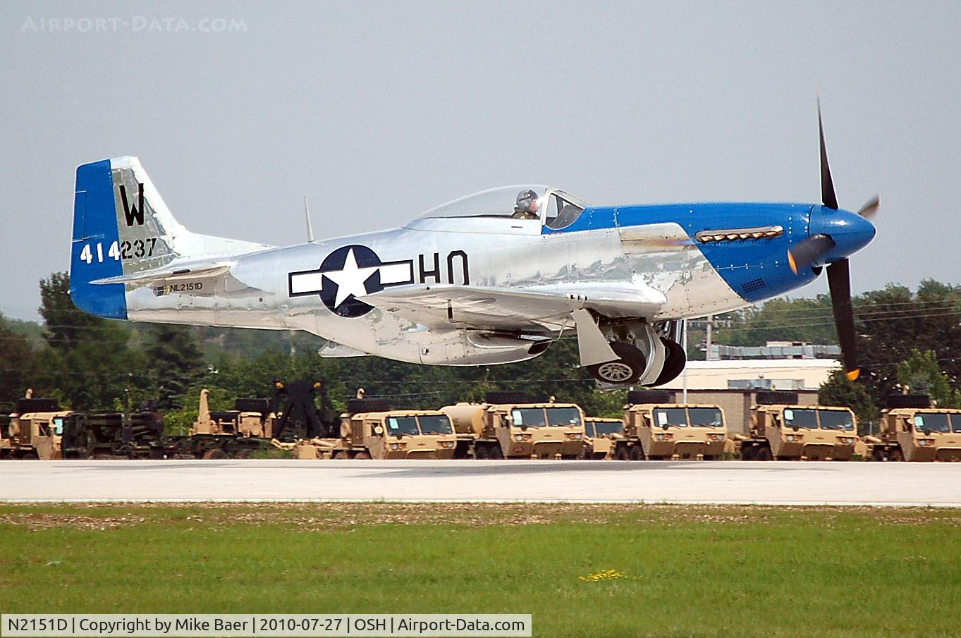 N2151D, 1944 North American F-51D Mustang C/N 122-40196, NL2151D @ OSH
