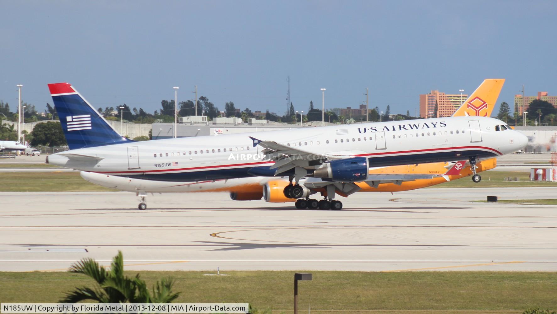 N185UW, 2002 Airbus A321-211 C/N 1666, USAirways A321