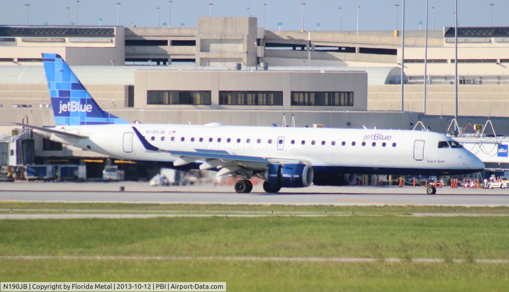 N190JB, 2005 Embraer 190AR (ERJ-190-100IGW) C/N 19000011, Jet Blue E190