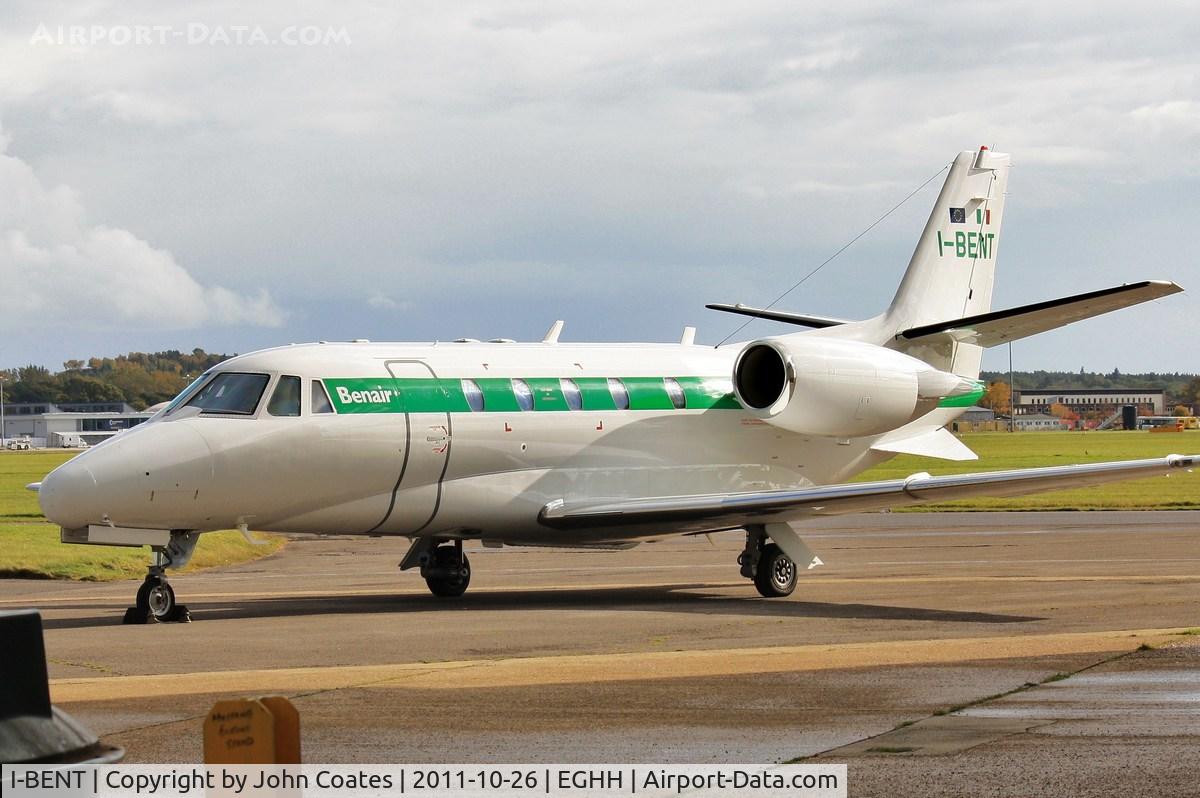 I-BENT, Cessna 560 Citation Excel C/N 560-5053, Arriving at CSE