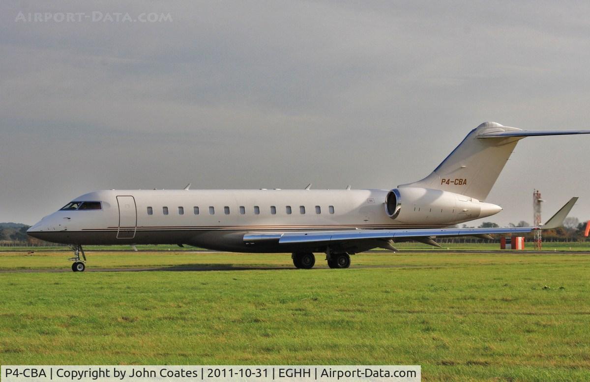 P4-CBA, 2006 Bombardier BD-700-1A10 Global Express XRS C/N 9220, Taxiing to Signatures